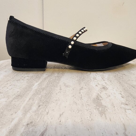 Piso Mary Jane Flat velvet - B020 - Picture 6 of 11
